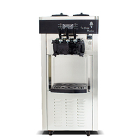Machine à Crème Glacée Molle Professionnelle Automatique Trois Parfums, Équipement de 25 Litres