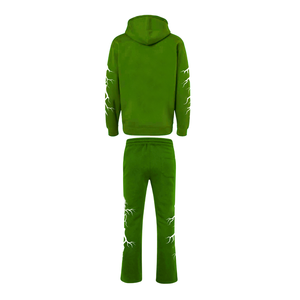 Conjunto Deportivo Personalizado para Hombre, Estampado Sólido, Estilo Urbano, con Capucha, Transpirable, Ecológico, Ligero, Estilo Y2K, Casual, Atlético - Product Image 4