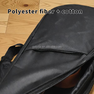 23/26 inch ukulele with cotton case <b>black</b> Hawaiian <b>small</b> 10mm thick <b>bag</b> - Product Image 5