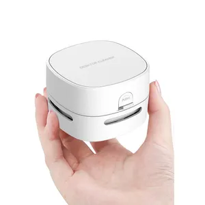 Wireless 360 Degree Ratiton Low Noise Dry Battery Desk Dust Portable Square Hand held Mini Desk Top Vaccum Cleaner