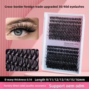 Thiết kế mới tự làm máy làm lông mi mở rộng Kit 20D 30D 40D cụm cá nhân Tóc tổng hợp cho người hâm mộ Knot miễn phí tự nhiên - Product Image 2