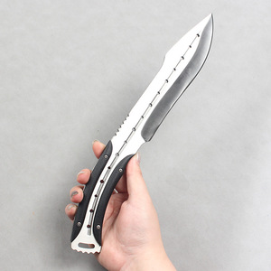 <span class=keywords><strong>Lam</strong></span> Bo sirène auto-défense lame fixe EDC couteau Portable en acier inoxydable fruits extérieur Camping couteau Micarta poignée OEM - Product Image 4