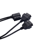Cable divisor para Escáner de diagnóstico OBD2, accesorio de 16 pines macho a hembra con conector Volov OBD2 OBD-II Y OBD a Volvo