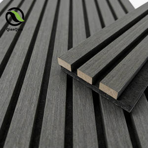 QIANQIAO Vente en gros de panneaux acoustiques en bois Akupanel pour décoration intérieure, insonorisants, 2800 mm x 600 mm, réduction du bruit - Product Image 1