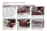 Sac seau en cuir PU tissé à la main rouge vin avec bandoulière chaîne dorée, ensemble deux pièces pour femme, logo personnalisé, OEM ODM, usine BSCI
