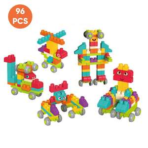 Bán Buôn Mô Hình Xây Dựng Xây Dựng Khối Đồ Chơi Vừa Mềm Cao Su Xếp Chồng Montessori Xây Dựng Khối Đầu Giáo Dục - Product Image 5