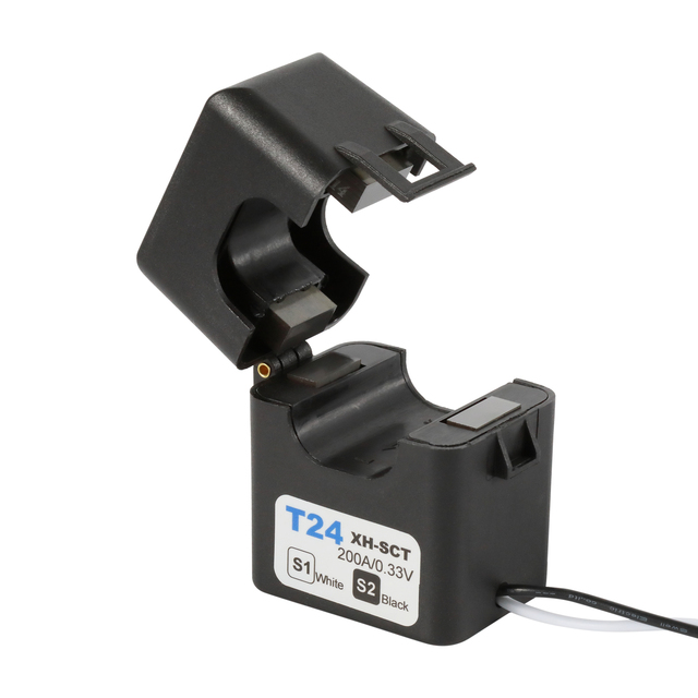 Split Core CT AC Current Transformer Factory Open Type 600A Primary 333mV Output Single Phase Plastic Material