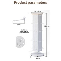 Présentoir de sol 140 cm en fil métallique pour supermarché, écologique, antirouille, pour chaussettes, baume à lèvres, papeterie, ornements