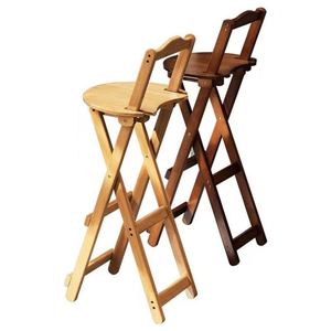 Xách tay bằng gỗ thanh ghế với tựa lưng và footrest gấp ráp tre tự nhiên bằng gỗ thanh cao ghế Phân - Product Image 1