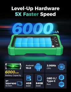 Ra mắt máy quét chẩn đoán tất cả trong một 2025 x431 crp919 EV để quét hai chiều xe điện xe năng lượng mới 43 + đặt lại ECU - Product Image 2