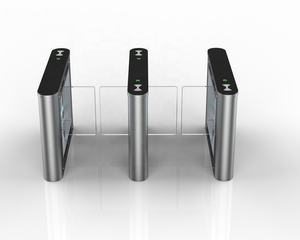 RFID 카드 리더 보안 스테인리스 스틸 턴스타일 게이트 IP66 보호 안티테일게이팅 안티핀치 2웨이 작동 사무실용 - Product Image 6