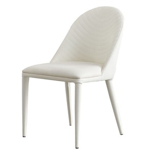 Blanco Muebles para el hogar <span class=keywords><strong>Cocina</strong></span> Venta al por mayor Marco de metal Restaurante Hotel Lujo Moderno Cuero Barato Comedor <span class=keywords><strong>Sillas</strong></span> - Product Image 5