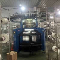 Machine à tricoter circulaire double jacquard industrielle à grande vitesse pour la fabrication de couvertures en tissu éponge, neuve et originale