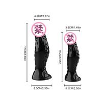 Strap-on géant pas cher de Guangzhou, insertable, taille monstre, double face, jouet sexuel pour femmes