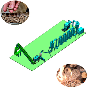 La machine de fabrication de granulés de bois de 20 tonnes par heure pour le chauffage domestique produit des granulés d'engrenages de moteur en paille pour les usines de fabrication de moteurs - Product Image 1