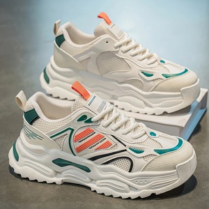 Men's Trendy Casual Sports Thick Soled Shoes Are Fashionable, Versatile, Anti Slip, Breathable Mesh Fabric - Product Image 2