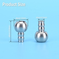 Bille en acier inoxydable avec filtre et tuyau en silicone pour nettoyeur haute pression Lance à mousse de neige Canon à mousse