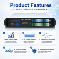 Amplificateur optique EDFA 64 ports 1550nm à haute puissance de sortie pour CATV FTTH HFC WDM