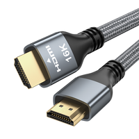Câble HDMI 2.2 ULT-unite Cabo 16K, 1 mètre, 2 mètres, 3 mètres, Ultra 96, avec HDR dynamique 3D pour la duplication d'écran d'ordinateur portable sur HDTV