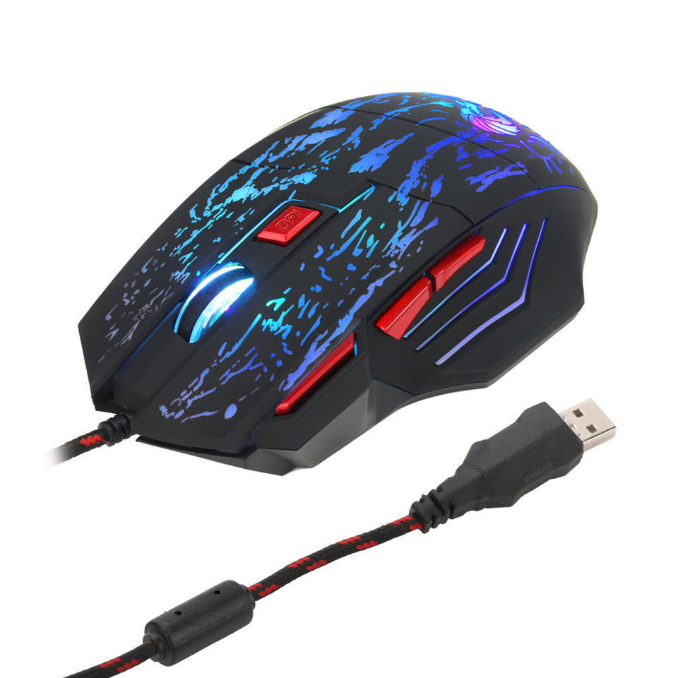 Custom Color Computer Mouse ultra Light Custom Shape Computer Personalized Gaming Mouse Wired Usb ...