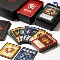 Cartes à jouer en carton couché 310 g/m² format poker avec emballage en boîte pour casino, jeux et divertissements en gros