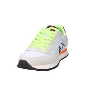 Baskets pour hommes Sun68 Z36102 Blanc Bleu Noir Talon de 3 cm Chaussures tendance en toile - Product Image 3