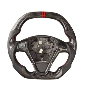 Volante Deportivo Personalizado de Fibra de Carbono y Cuero para Ford <span class=keywords><strong>Focus</strong></span> <span class=keywords><strong>St</strong></span> Mk2 Mk7 EcoBoost <span class=keywords><strong>Shelby</strong></span> GT350 2013 2014 2016 2018 - Product Image 6