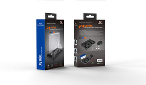 Bộ điều khiển kép Sạc Dock & đa chức năng quạt làm mát đứng P4 giao diện điều khiển sạc với hộp cho <span class=keywords><strong>Sony</strong></span> PlayStation 4 - Product Image 6