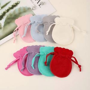 Bolsa de Almacenamiento de Joyería con Forma de Calabaza, de Doble Cara, de Forro Polar, de Cuero y Microfibra, Antipolvo, con Cierre de Cordón, para Envío Transfronterizo - Product Image 3