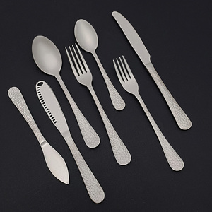 Ensemble de couverts de luxe en titane, couteau, cuillère et fourchette en acier inoxydable, ensemble de couverts pour mariage et fête - Product Image 2