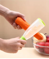 2 In 1 Groentefruitschiller Met Opbergdoos Handige Aardappelwortelraspen Schil Kookaccessoires Keukengadget