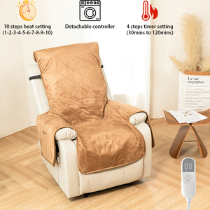 Housse de siège chauffante à minuterie réglable, coussin chauffant pour le corps, housse de canapé et de siège pour usage domestique - Product Image 2