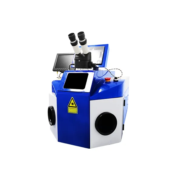Desktop-Modell Schmuck-Laser-Schweißmaschine mit CCD-Monitor schnelle Geschwindigkeit hohe Genauigkeit für Gold- und Silberschweißen