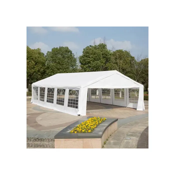 Flame retardant PVC party tents White trade show tent for Outdoor sale 10'x30' Gazebo BBQ Shelter Pavilion tents