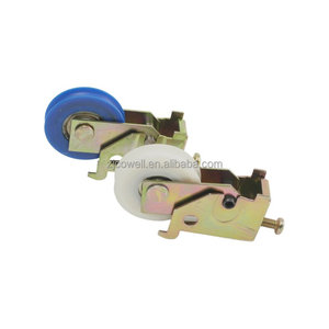 عجلة انزلاقية حديثة التصميم ذات بكرة واحدة بهيكل حديدي وعجلة نايلون، مخصصة للنوافذ والأبواب المنزلقة، قابلة للتعديل، مصنوعة من الفولاذ 4 مم، منخفضة التكلفة - Product Image 5