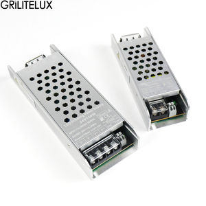 Alimentation LED intérieure IP20 à tension constante 12V/24V, driver dimmable avec prise en charge 0-10V PWM Triac 60W 100W 150W 200W - Product Image 3