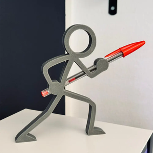 Porte-stylo miniature athlète imprimé en 3D transfrontalier, artisanat, décorations de bureau, cadeaux, jouets créatifs de simulation - Product Image 1