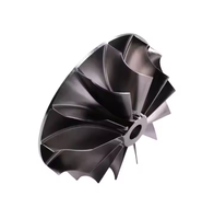 Hélices de turbine en titane CNC 5 axes GR5 ASTM B265 pour compresseur de moteur à réaction, turbomachines OEM