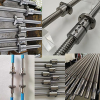 Vis à billes bidirectionnelle de haute qualité, droite et gauche, SFU, vis à billes SFU1605, SFU2005, SFU3210, tige filetée et écrous pour CNC