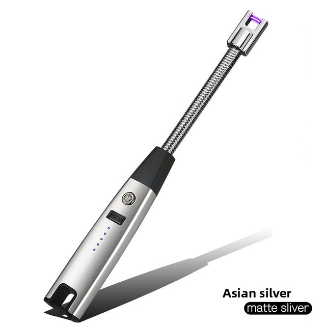 USB Rechargeable Electronic Ignition Gun Flameless Candle Lighter for Home Kitchen Gas Stove Outdoor BBQ Fire Starter