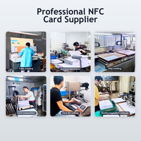 Carte NFC personnalisée en PVC/Acrylique imprimée et programmable Ntag215 pour avis Instagram et Google, idéale pour restaurants, cafés et bars