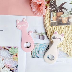 Imán Decorativo para Refrigerador con Diseño de Gato en Botella, Abridor de Botellas Magnético - Product Image 4