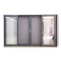 Ventana de Aleación de Aluminio Optima, Vidrio Templado de Alta Resistencia, Revestimiento en Polvo, Resistente a la Oxidación, para Uso en Cocinas Exteriores