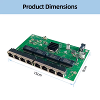Switch Gigabit Ethernet de 8 Puertos 10/100/1000Mbps para Exteriores, Impermeable IP65, PoE Inverso, Administrado/No Administrado, con 12 Meses de Garantía
