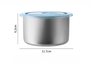 Wholesale Wholesale Multiple Sizes Keep Fresh Bento Lunch <b>Box</b> Stainless Steel Crisper Food <b>Storage</b> Container - Product Image 4