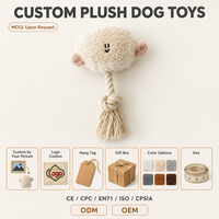 Nouveau jouet à mâcher sonore en peluche pour petits chiens, en forme d'écureuil, avec nœud mignon, pour la dentition, importé de Corée