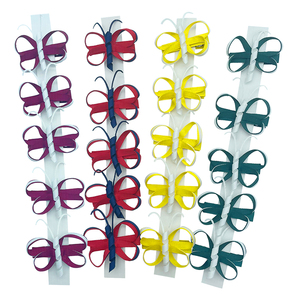 E-Magic Vente en gros Ruban gros-grain de haute qualité <span class=keywords><strong>pour</strong></span> filles et enfants, mignon et doux, 5 cm, nœud avec pince, accessoires <span class=keywords><strong>pour</strong></span> cheveux, <span class=keywords><strong>coiffure</strong></span> DIY - Product Image 3