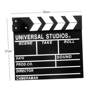 Clapperboard en MDF écologique de haute qualité, <span class=keywords><strong>personnalisable</strong></span>, imprimé UV, taille <span class=keywords><strong>personnalisable</strong></span>, accessoires de tournage de films et de séries télévisées - Product Image 3