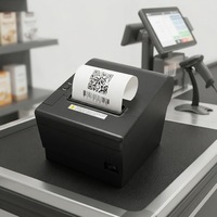 Imprimante thermique de reçus POS 80 mm avec coupe-papier automatique et tiroir-caisse, machine d'impression de factures sans fil Bluetooth pour petites entreprises