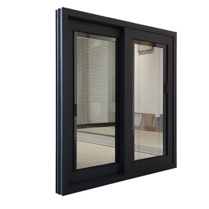 Finestre Scorrevoli in Alluminio con Veneziane Integrate e Doppio Vetro - Product Image 3